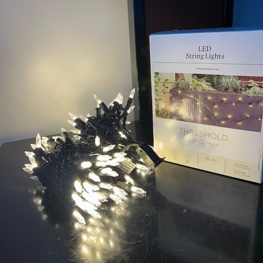 Threshold LED String Lights - Soft White Glow new in box